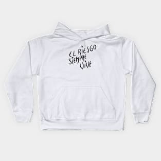 el riesgo siempre vive Kids Hoodie